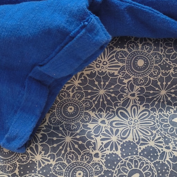 Blue Ladies UK Shirt With Cuffed Short Sleeves. - Picture 2 of 4